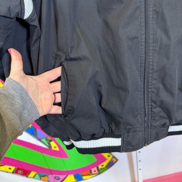 RefUmp, Bomber Jacket with Stand-Up Collar and Elasticized Cuffs. Size 2XL. - Picture 5 of 7